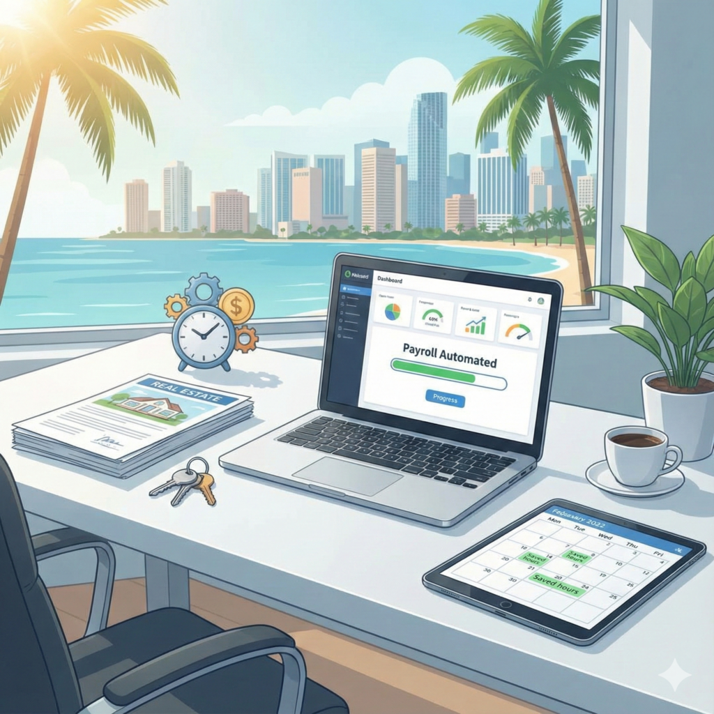 How Real Estate Agents Can Automate Payroll and Save Ten Plus Hours Monthly A 2026 Miami Guide