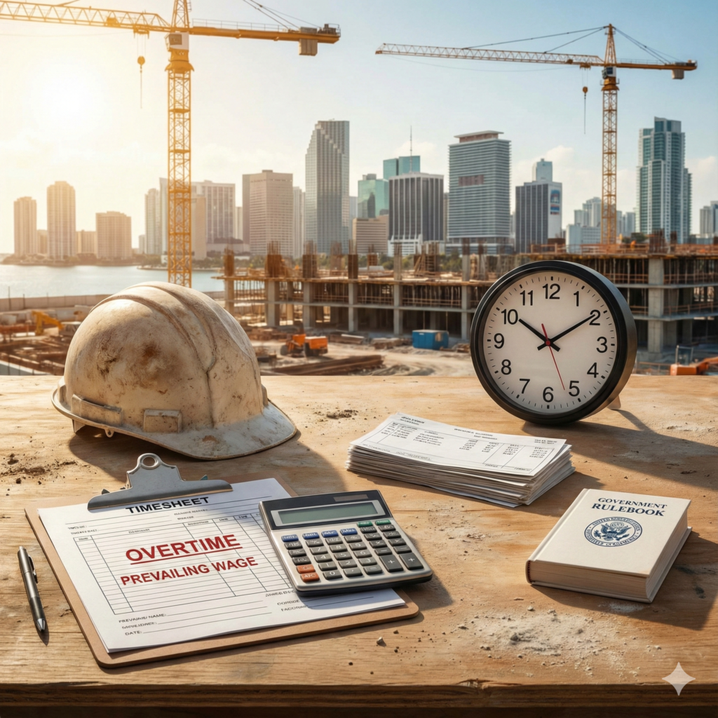 Construction Payroll Explained Overtime Prevailing Wage and Compliance Rules in Miami A 2026 Contractor Guide