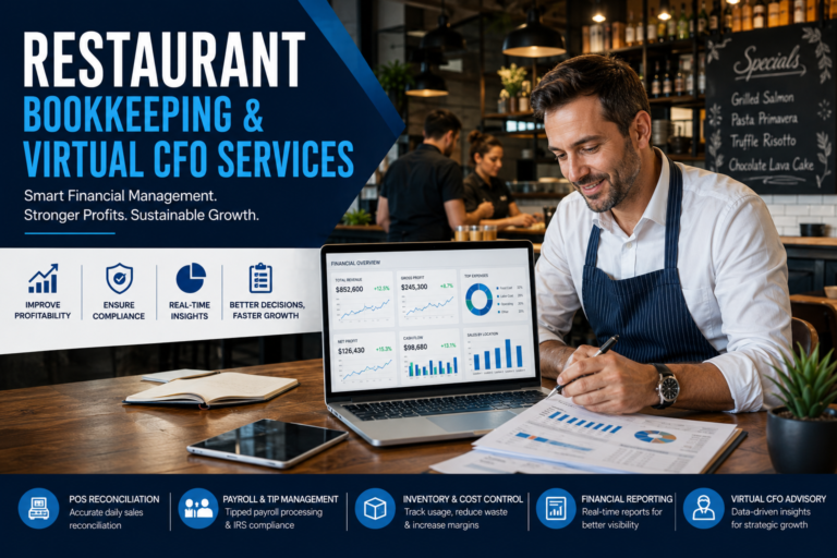 Restaurant Bookkeeping & Virtual CFO Services
